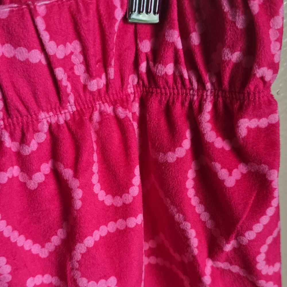 Art Class Heart Button Down Short Sleeve Polyester Pajama Set Size Girls 16-18 - Picture 6 of 8